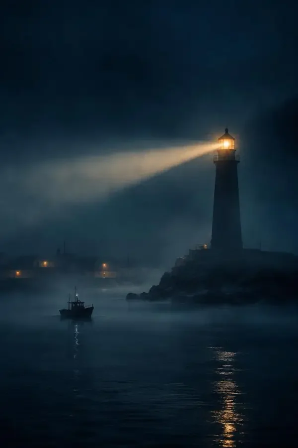 雾港回声（Echoes of Fog Harbour）影片海报，2026 年欧美电影悬疑、犯罪、剧情作品